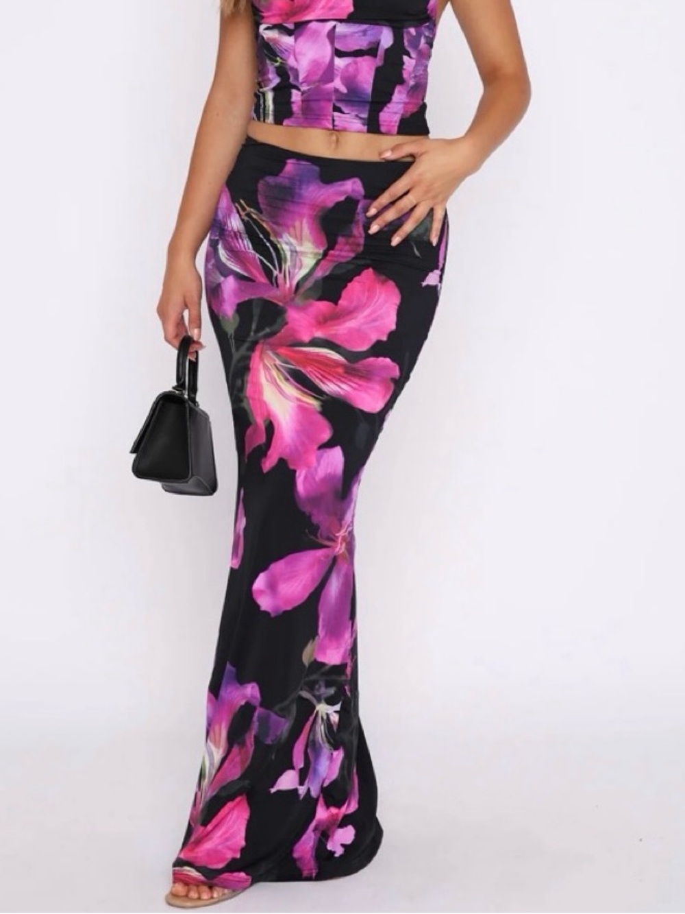 White Fox Floral Skirt